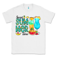 White sweet summer time pineapple Classic Tee - CowCowDesign