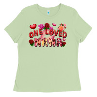 Matcha one loved nana Ladies Tee - FaDigitalArtStudio