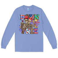 Colony Blue boy grandma Long Sleeve Tee - CowhideDigitalArt