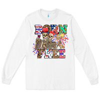 White boy grandma Long Sleeve Tee - CowhideDigitalArt