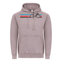 Vintage Zinc bike stripes Vintage Hoodie - artisFamous