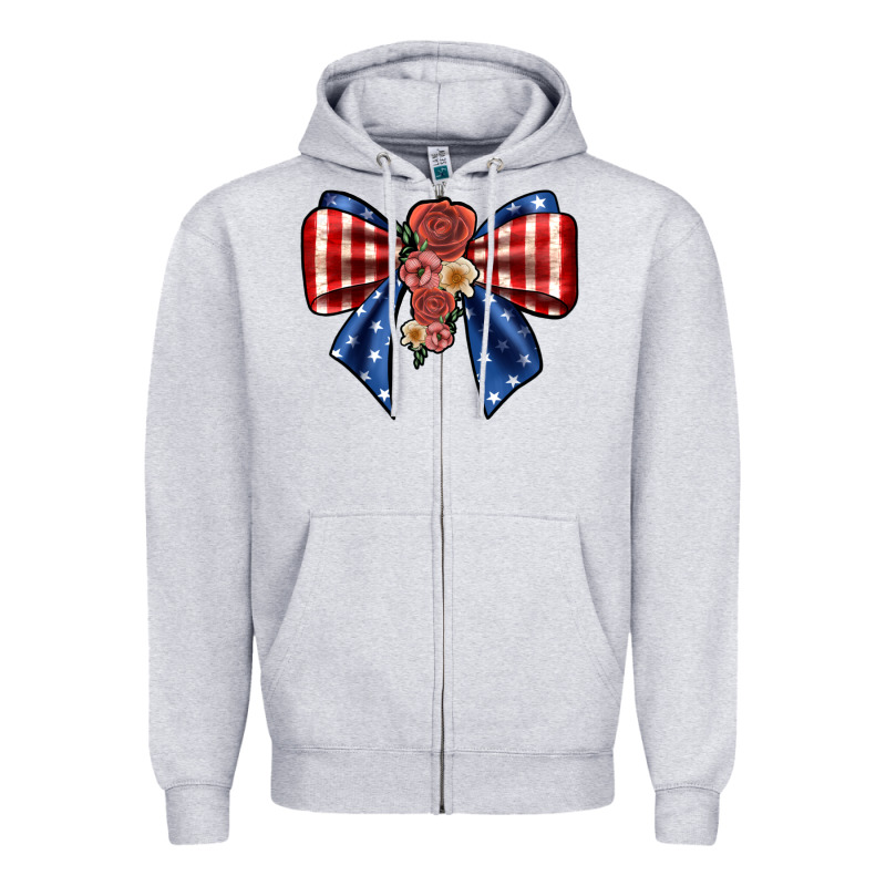 Bow Zipper Hoodie by JahusDesignShop | Teevron
