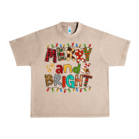 French Oak Merry And Bright Urban Heavy Tee - FaDigitalArtStudio