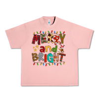 Salmon Merry And Bright Urban Heavy Tee - FaDigitalArtStudio