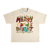 Sandshell Merry And Bright Urban Heavy Tee - FaDigitalArtStudio