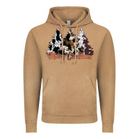 Vintage Camel merry christmas cowhide trees Vintage Hoodie - CowhideDigitalArt