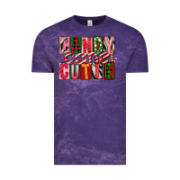 Cloud Purple Candy Cane Cutie Vintage Tee - FaDigitalArtStudio