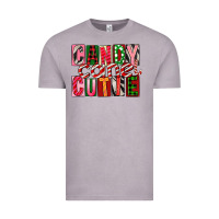 Vintage Zinc Candy Cane Cutie Vintage Tee - FaDigitalArtStudio