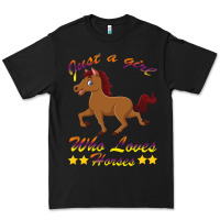 Black Just a girl who loves horses Premium Tee - Bettercallsaul