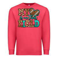 Cardinal my heart is on that field american football Premium Sweatshirt - Jasminsmagicworld