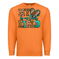 Carrot my heart is on that field american football Premium Sweatshirt - Jasminsmagicworld