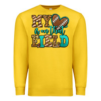 Lemon my heart is on that field american football Premium Sweatshirt - Jasminsmagicworld