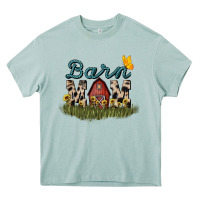 Barn Mom Sunflower Mother's Day Heavy Core Tee | Teevron