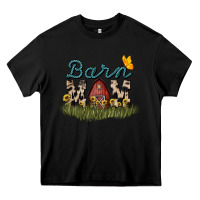 Black Barn mom sunflower mother's day Heavy Core Tee - HowdyJamesFarm