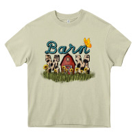 Mossy Barn mom sunflower mother's day Heavy Core Tee - HowdyJamesFarm