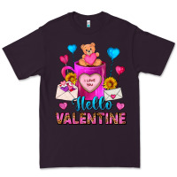Plum hello valentine valentines day coffee mug Premium Tee - FaDigitalArtStudio