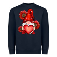 Navy valentines day red Heavyweight Sweatshirt - RanaPortraitStore
