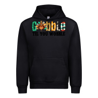 Black gobble til you wobble thanksgiving turkey Urban Hoodie - Jasminsmagicworld