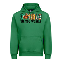 Emerald gobble til you wobble thanksgiving turkey Urban Hoodie - Jasminsmagicworld