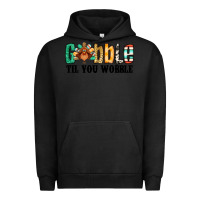 Pigment Black gobble til you wobble thanksgiving turkey Urban Hoodie - Jasminsmagicworld
