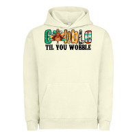 Pigment Pistachio gobble til you wobble thanksgiving turkey Urban Hoodie - Jasminsmagicworld