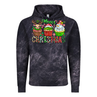 Cloud Black Merry Christmas Vintage Hoodie - CowhideDigitalArt