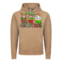 Vintage Coffee Merry Christmas Vintage Hoodie - CowhideDigitalArt