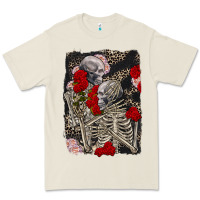 Bone Two skeletons hugging Valentine's Day Premium Tee - FaDigitalArtStudio