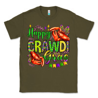 Army Green happy crawdi gras olivia Classic Tee - OliviaCreatesArt