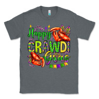 Charcoal Heather happy crawdi gras olivia Classic Tee - OliviaCreatesArt