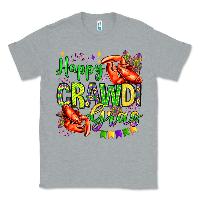 Happy Crawdi Gras Olivia Classic Tee by OliviaCreatesArt | Teevron