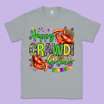 Happy Crawdi Gras Olivia Classic Tee Designed By Oliviacreatesart