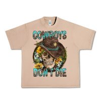 Burro Cowboys Don't Die Urban Heavy Tee - FaDigitalArtStudio