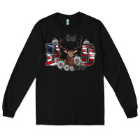 Black Best Dad Ever Long Sleeve Tee - CowhideDigitalArt