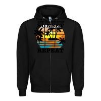 Black sunrise sunburn sunset repeat Zipper Hoodie - JahusDesignShop