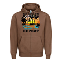 Chestnut sunrise sunburn sunset repeat Zipper Hoodie - JahusDesignShop