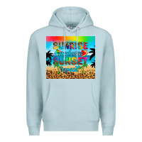 Blue Mist sunrise sunburn sunset repeat Premium Hoodie - Artiststas