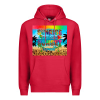 Cardinal sunrise sunburn sunset repeat Premium Hoodie - Artiststas