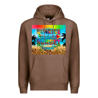 Chestnut sunrise sunburn sunset repeat Premium Hoodie - Artiststas