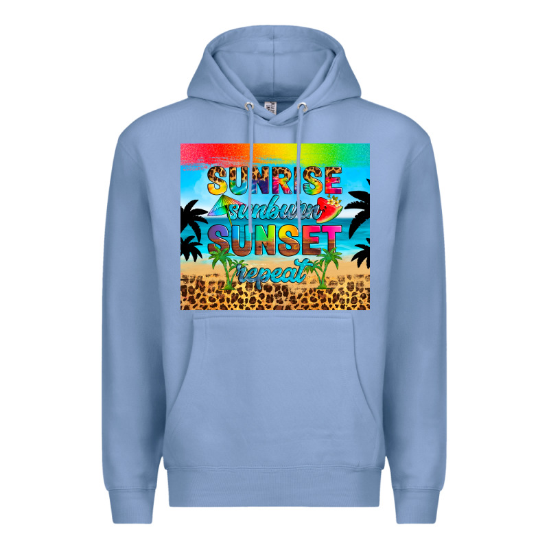 Sunrise Sunburn Sunset Repeat Premium Hoodie by Artiststas | Teevron