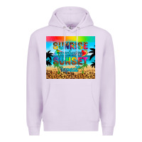 Lilac sunrise sunburn sunset repeat Premium Hoodie - Artiststas