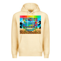 Pina Colada sunrise sunburn sunset repeat Premium Hoodie - Artiststas
