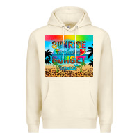 Sandshell sunrise sunburn sunset repeat Premium Hoodie - Artiststas