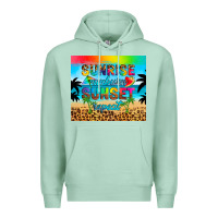 Seafoam sunrise sunburn sunset repeat Premium Hoodie - Artiststas