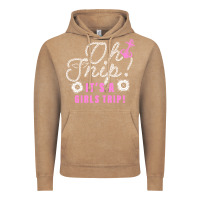 Vintage Coffee oh snip it's a girls trip for dark Vintage Hoodie - artisFamous