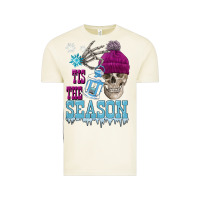 Vintage Arctic tis the season winter skull Vintage Tee - FaDigitalArtStudio