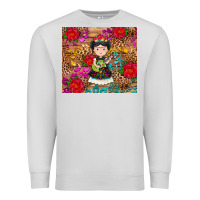 Dove Grey Mexican girl Premium Sweatshirt - RanaPortraitStore