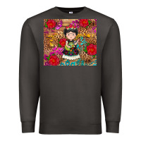 Smoke Mexican girl Premium Sweatshirt - RanaPortraitStore