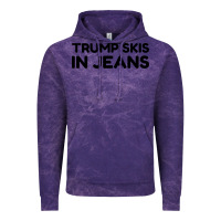 Cloud Purple trump skis in jeans Vintage Hoodie - artisFamous