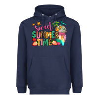 Navy sweet summer time iced coffee Heavyweight Hoodie - Jasminsmagicworld